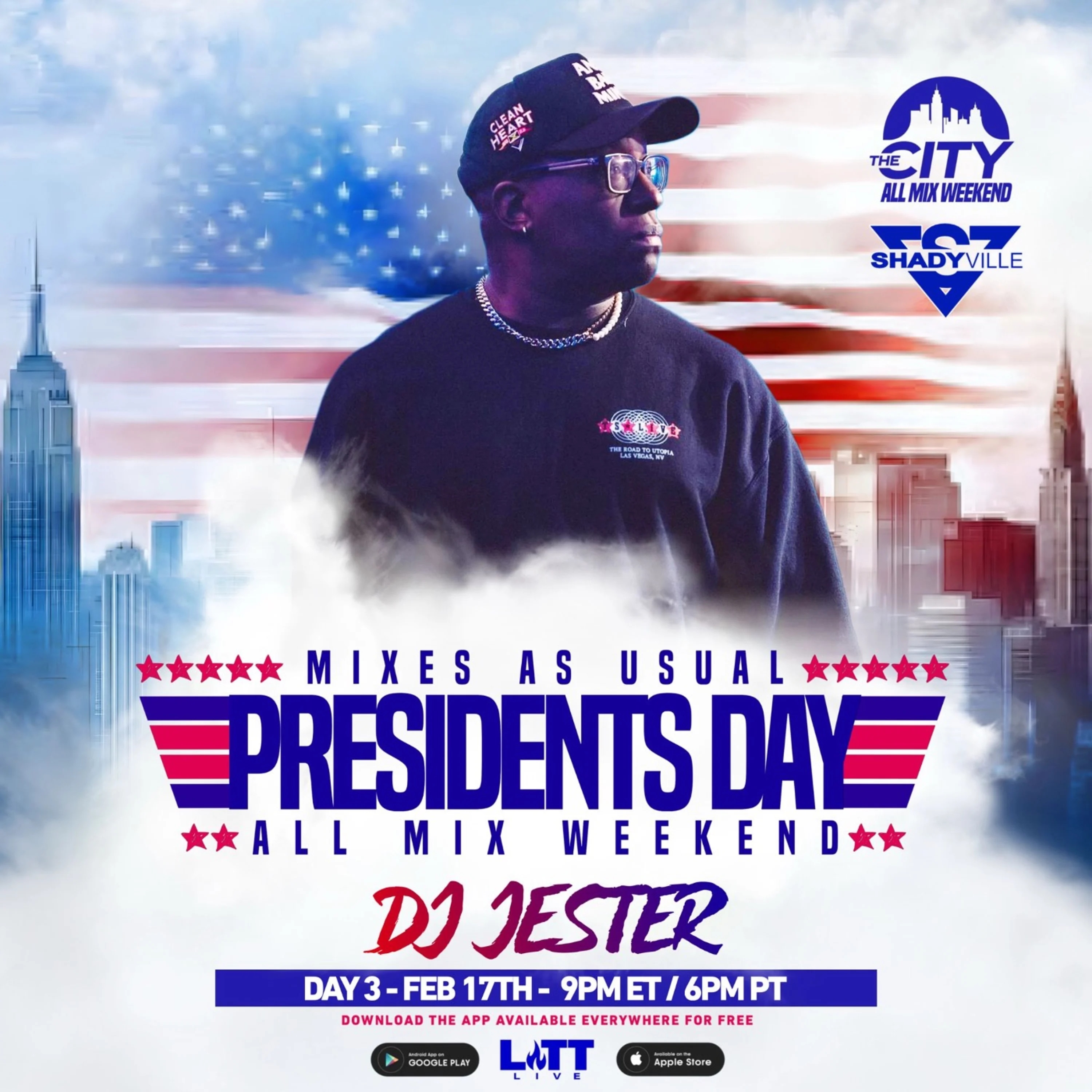 Presidents Day All Mix Weekend (The City Litt Live Guest Set) (Raw)