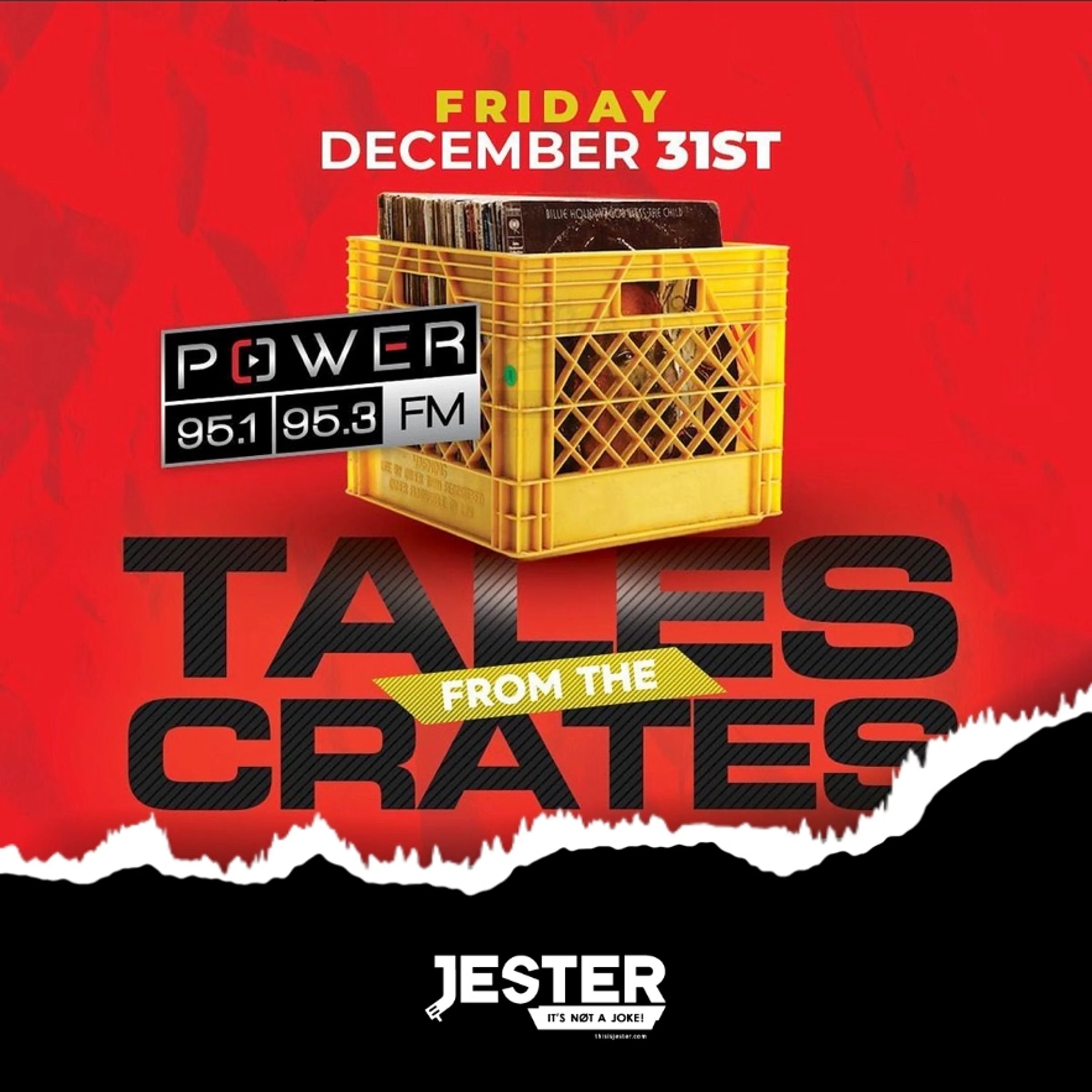 Tales From The Crates (special guest JESTER) - Dec 31st 2021